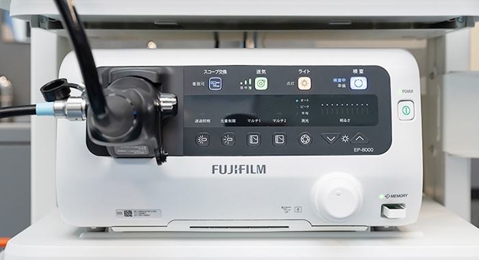 富士フィルムの最新の内視鏡システムを完備