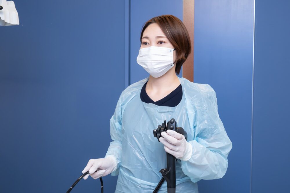 女性医師による内視鏡検査